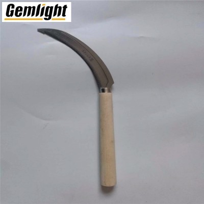 Japan Model Garden Sickle SI206C 7inch With Long Wooden Handle