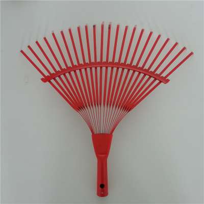 Hot sell steel lawn grass rake head 22teeth