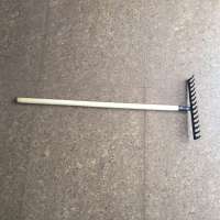 Garden tools and farm tools RAKE with long wood handle